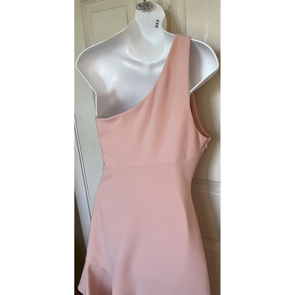 Cinq A Sept Stella Asymmetrical One Shoulder Formal Dress Pink Womens 6 - Picture 8 of 15